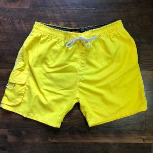 Uzzi Amphibious Gear Bright Yellow Swim Shorts